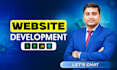 build custom website, full stack website development, design wordpress website