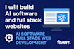 create ai powered websites, chatbots and applications