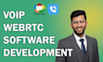 build chat and calling app using webrtc, voip