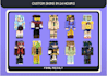 create a custom minecraft skin for you