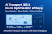 build ai transport gis route optimization webapp urban mobility delivery mapping