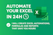 automate your excel tasks with formulas, macros and dashboards