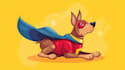 create superhero cartoon character
