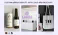 design a professional logo and mockups for your business
