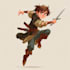 draw your dnd character and fighting mood