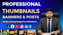 create engaging thumbnails, banners, and posts