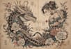 draw a tattoo design in japanese style