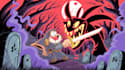 draw fantasy horror comic in cartoon style