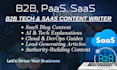 write expert b2b tech and saas content for your blog and marketing