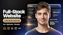 create full stack website with clean responsive