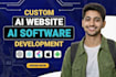 develop ai app, ai saas, ai website and prompt engineering