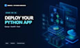 deploy your python django fastapi or flask app
