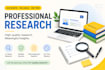 do research on topic you want