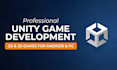develop a unity 2d or 3d game for android, PC, or mobile