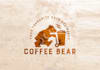 create a quirky and fun bear and coffee logo