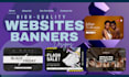 design high converting shopify website banner, hero image, slider and header