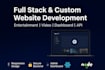 full stack and custom website development as full stack and backend developer