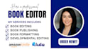 professional editing, proofreading, and manuscript polishing