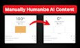 proofread, edit, rewrite, and humanize ai content manually
