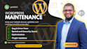complete wordpress website maintenance and support