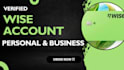 create fully verified wise account with complete document