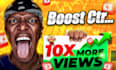 design attractive clickbait amazing professional thumbnail in 3hr