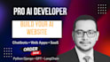 build your ai website and custom ai web app with python, django, openai
