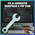 fix ai generated wordpress and PHP code