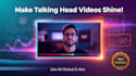 create a professional talking head video like ali abdaal and alex