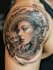 make a  dark tattoo art