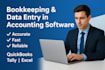 do data entry in accounting software