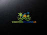 do beautiful professional travel a beach logo