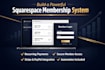 setup squarespace membership site with recurring payment and subscription tiers