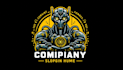 do make cyberpunk robot mascot logo with express delivery
