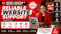 be your wordpress virtual assistant and website manager