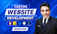 design, redesign custom responsive website as a fullstack developer