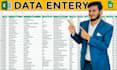 fastest excel data entry, PDF to excel