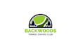 make unique backwoods tennis chicks club logo
