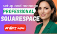 professional squarespace, blog set up, SEO optimized content sites