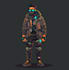 make a cyberpunk character art