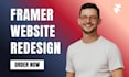 do framer website redesign, customize framer template