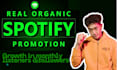 organically do spotify music promotion , spotify monthly listeners