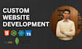 build, rebuild website development as full stack developer, frontend dev
