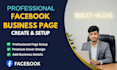 create a professional facebook business page