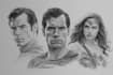 do super hero portrait sketch art