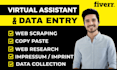 be your VA, data entry, web research, lead generation, copy paste, web scraping