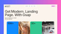 create modern landing pages with gsap and nextjs, webflow from figma