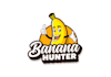 design mascot super banana hunter logo