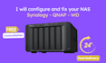 configure, fix, setup synology, qnap, ugreen, or any nas