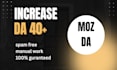 increase domain authority moz da 30 plus